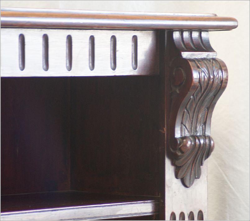 7010 Antique Victorian Mahogany Bookcase (5)